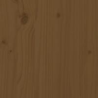 Tuinvoetenbank massief grenenhout honingbruin - thumbnail