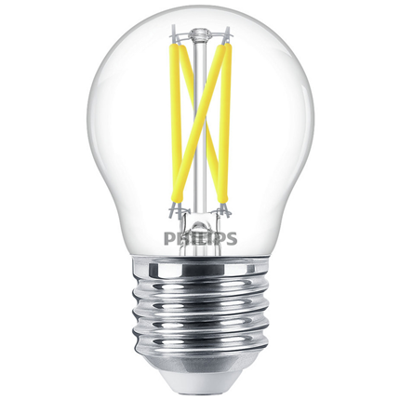 Philips LED 871951432419000 LED-lamp Energielabel D (A - G) E27 Kogel 2.5 W = 25 W Warmwit (Ø x h) 45 mm x 78 mm Dimbaar 1 stuk(s) Philips LED 871951432419000 LED-lamp Energielabel D (A - G) E27 Kogel 2.5 W = 25 W Warmwit (Ø x h) 45 mm x 78 mm Dimbaar 1 stuk(s)