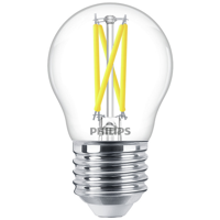 Philips LED 871951432419000 LED-lamp Energielabel D (A - G) E27 Kogel 2.5 W = 25 W Warmwit (Ø x h) 45 mm x 78 mm Dimbaar 1 stuk(s) - thumbnail