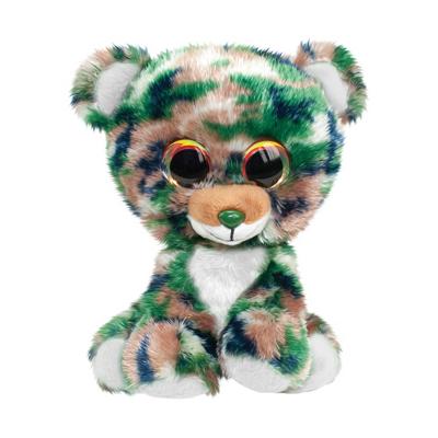 Lumo Stars knuffel Lumo Bear Camo groen/bruin 15 cm