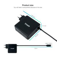 Laptop oplader TooQ TQLC-USBC90PD 90 W 90W - thumbnail