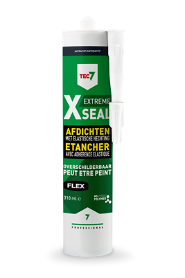 Tec7 X-Seal antraciet, patroon, 310 ml | Alles en overal afdichten - 528014000
