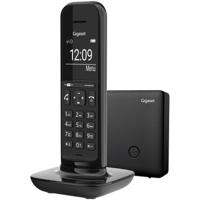 Gigaset HelloPhone - Gigaset design huistelefoon voor de vaste lijn - antwoordapparaat - DECT telefoon met handsfree functie - groot grafisch display en eenvoudige menunavigatie - gris - thumbnail