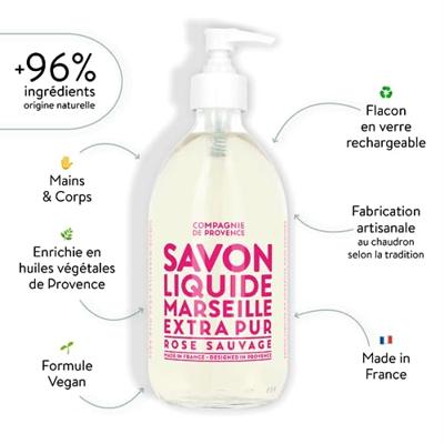 Compagnie De Provence Marseille Liquid Soap 495 ml Vloeibare zeep - thumbnail
