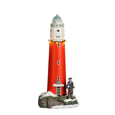 Lighthouse b/o l11,5xb10,5xh25,5 cm Luville - Luville Lighthouse b/o l11,5xb10,5xh25,5 cm Luville - Luville