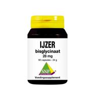 IJzer bisglycinaat 28mg 60 Capsules - thumbnail