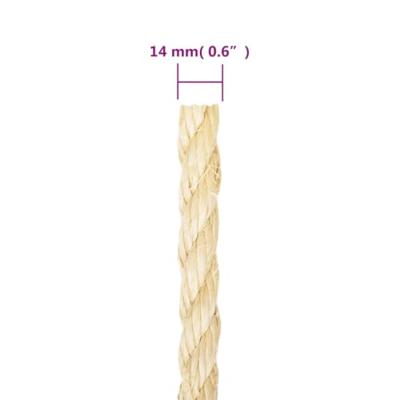 VidaXL Touw 14 mm 25 m 100% sisal - thumbnail