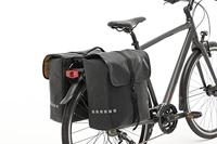 Dubbele Fietstas Odense black Racktime 39L - thumbnail