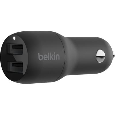 Belkin BoostCharge 2-poorts USB-A-autolader oplader Belkin BoostCharge 2-poorts USB-A-autolader oplader