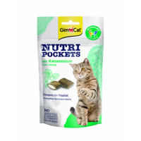 Gimcat Nutri Pockets met kattenkruid 60g - thumbnail