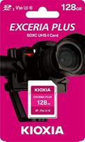 Kioxia EXCERIA PLUS SDXC-kaart 128 GB UHS-I, v30 Video Speed Class - thumbnail