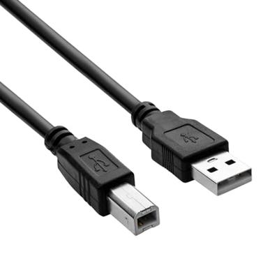Akyga USB-kabel USB-A stekker, USB-B stekker 1.80 m Zwart AK-USB-04