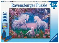 Ravensburger puzzel Betoverende eenhoorns 100 stukjes - thumbnail