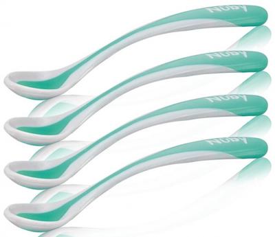 Nuby lepel warmtegevoelige 22,2 cm mint Nuby lepel warmtegevoelige 22,2 cm mint