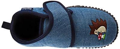 Playshoes pantoffels Egel Jeansblauw-28-29 Playshoes pantoffels Egel Jeansblauw-28-29