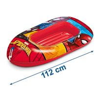 Mondo opblaasboot spiderman, 112cm - thumbnail