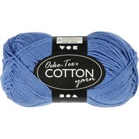 Creativ Company Katoengaren, blauw, 50gr, 170m - thumbnail