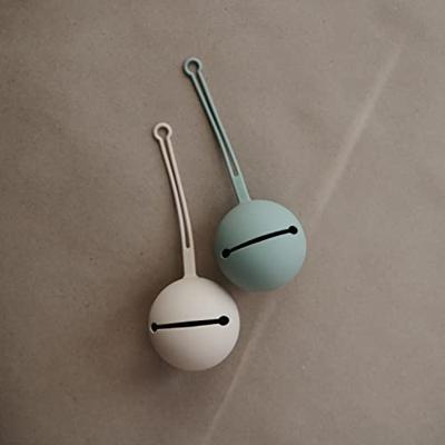 Siliconen fopspeenhouder MUSHIE groen