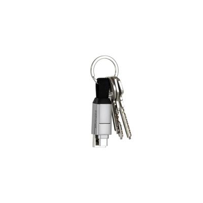 inCharge 6 Korte oplaadkabel voor o.a. iPhone Lightning kabel usb c - 6 in één all you need - Kabel voor iPhone, Samsung, Huawei - Zilver