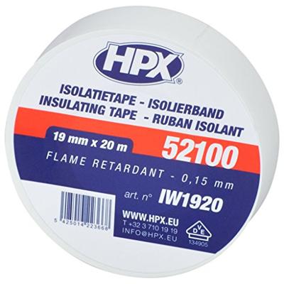 HPX PVC isolatietape VDE | Wit | 19mm x 20m - IW1920 - 10 stuks - IW1920