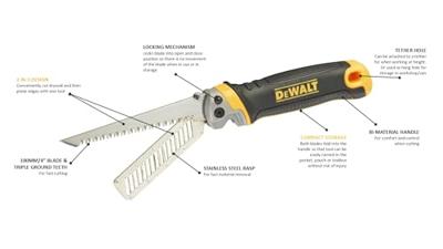 DeWALT DWHT0-20123 Vouwbare Schrobzaag 100mm - thumbnail