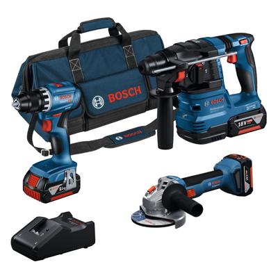 Bosch Professional Accu combiset 3-delig 18V 4.0Ah in tas - 0615A5007L