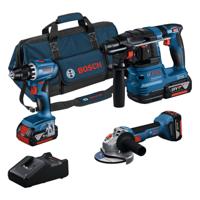Bosch Professional Accu combiset 3-delig 18V 4.0Ah in tas - 0615A5007L - thumbnail
