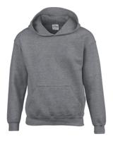 Gildan G18500K Heavy Blend™ Youth Hooded Sweatshirt - Graphite Heather - XL (176) - thumbnail
