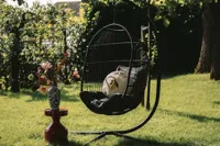 Fonteyn | Hangstoel Ella | Beige - thumbnail