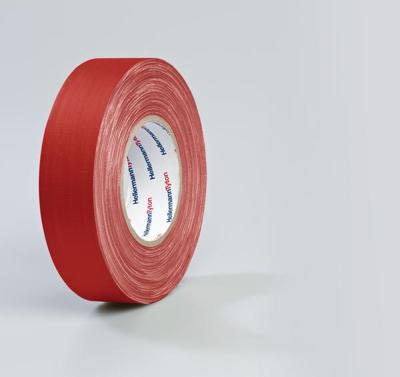 HellermannTyton HTAPE-TEX-RD-19X10 712-00201 Textieltape HelaTape Tex Rood (l x b) 10 m x 19 mm 1 stuk(s)