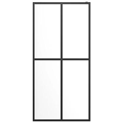 Inloopdouchewand 80x195 cm transparant gehard glas