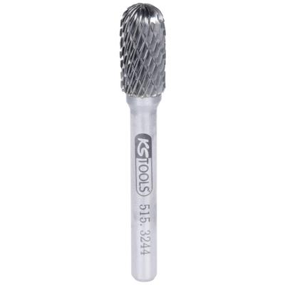 KS Tools 5153244 Freesstift Hardmetaal Lengte 70 mm Afmeting, Ø 6 mm