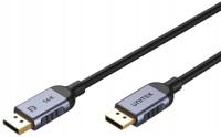 UNITEK C1626GY01-1M DisplayPort 2.1 kabel Zwart - thumbnail