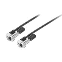 Lenovo Laptopslot Sleutelslot Incl. 2 sleutels 1800 mm NanoSaver Twin Head - thumbnail