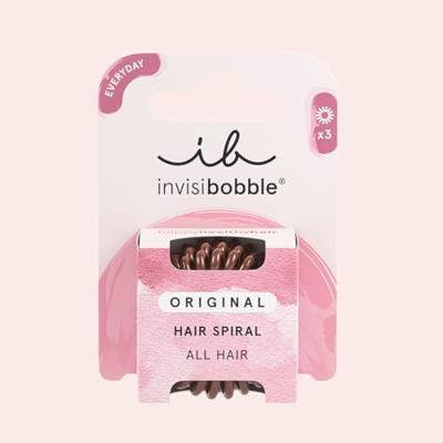 Invisibobble original pretzel brown 3 stuks - thumbnail
