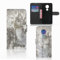 Motorola Moto G7 Power | Bookcase | Beton Print - thumbnail