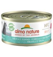 Almo Nature HFC kat Jelly Forel en Tonijn 70gr - thumbnail