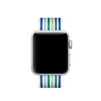 Apple Woven Nylon Apple Watch 38mm / 40mm / 41mm Blue Stripe - thumbnail