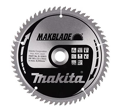 Makita Accessoires Afkortzaagblad | Hout | 190X20X2,0 60T 5G - B-32823
