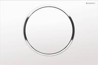 Geberit Sigma 10 bedieningspaneel glans wit/chroom voor Sigma reservoirs 8cm (UP720) en 12cm (UP320) - thumbnail