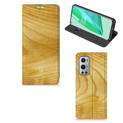 OnePlus 9 Pro Book | Wallet Case | Licht Hout