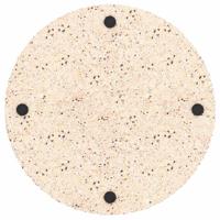 VidaXL Parasolvoet geel ø 45 x 33 cm betonkleurig - thumbnail