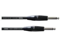 Cordial CII3PP Jackplug Instrumenten Kabel [1x Jackplug male 6,3 mm - 1x Jackplug male 6,3 mm] 3.00 m Zwart