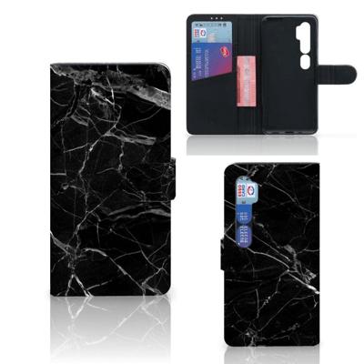Xiaomi Mi Note 10 Pro | Bookcase | Marmer Zwart - Origineel Cadeau Vader