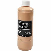Creativ Company Textielkleur, licht beige, 500 ml/ 1 fles - thumbnail