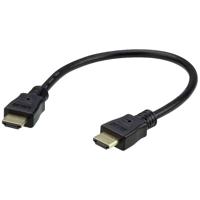 ATEN Hogesnelheids-HDMI-Kabel met Ethernet, zwart, 0,3 m - thumbnail