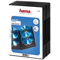Hama dvd quad box 4dvd zwart 5pak - thumbnail