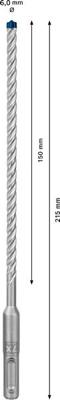 Bosch Accessories EXPERT SDS plus-7X 2608900161 Hamerboor 10-delig 6 mm Gezamenlijke lengte 215 mm SDS-Plus 10 stuk(s) Bosch Accessories EXPERT SDS plus-7X 2608900161 Hamerboor 10-delig 6 mm Gezamenlijke lengte 215 mm SDS-Plus 10 stuk(s)