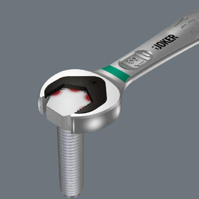 Wera Cycplus steeken ringratelsleutel joker | 17 x 224 mm - thumbnail