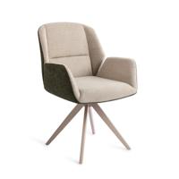 Jesper Home Draaibare Eetkamerstoel 'Myoko' Turn Beige, kleur Popeye - thumbnail